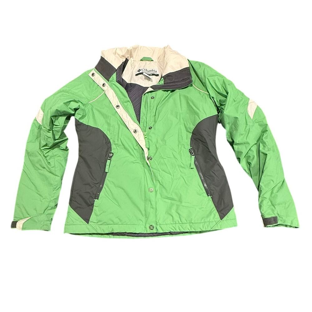 Columbia Women's Green Omni-Shield Waterproof Insulated Ski Jacket Size M